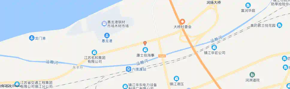 镇江康士伯船舶电气_公交站地图_镇江公交_妙搜公交查询2025