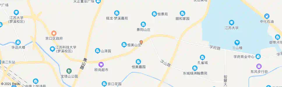镇江恒顺翠谷_公交站地图_镇江公交_妙搜公交查询2025