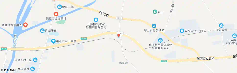 镇江雩北小学_公交站地图_镇江公交_妙搜公交查询2025