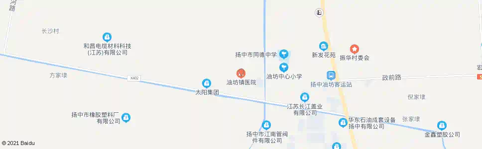 镇江油坊医院站_公交站地图_镇江公交_妙搜公交查询2025