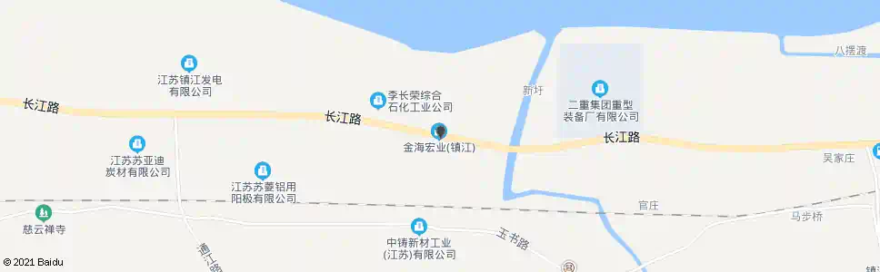 镇江金海宏业_公交站地图_镇江公交_妙搜公交查询2025