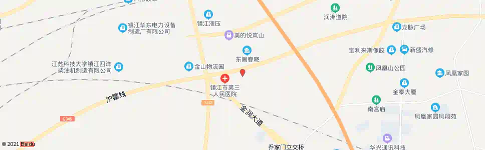 镇江精神卫生中心_公交站地图_镇江公交_妙搜公交查询2025