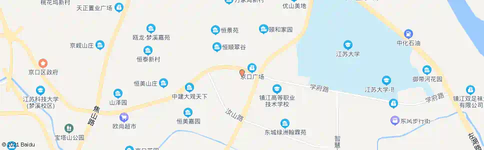 镇江世纪花园_公交站地图_镇江公交_妙搜公交查询2025