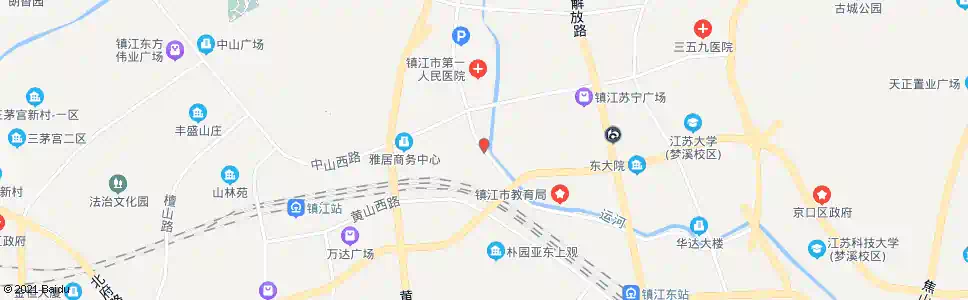 镇江运河路公用站_公交站地图_镇江公交_妙搜公交查询2025