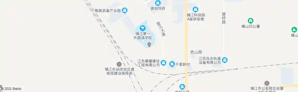 镇江群力小学_公交站地图_镇江公交_妙搜公交查询2025