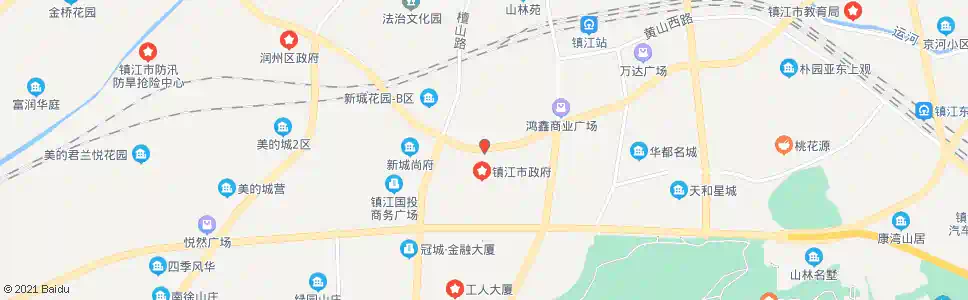 镇江迎江路_公交站地图_镇江公交_妙搜公交查询2025
