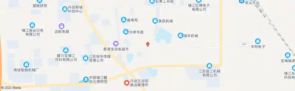 镇江江家村北站_公交站地图_镇江公交_妙搜公交查询2025