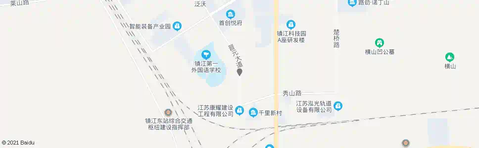 镇江玉潭公园_公交站地图_镇江公交_妙搜公交查询2025