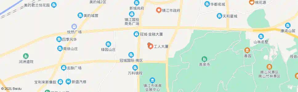 镇江市行政中心_公交站地图_镇江公交_妙搜公交查询2025