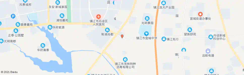 镇江蔡巷西站_公交站地图_镇江公交_妙搜公交查询2025