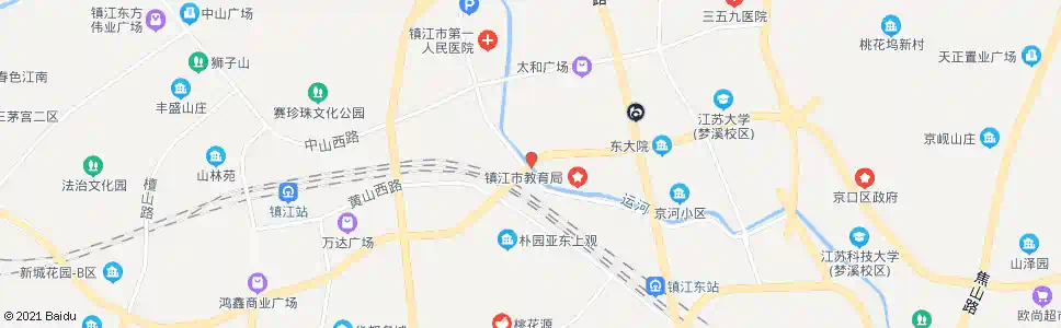 镇江珍珠桥_公交站地图_镇江公交_妙搜公交查询2025
