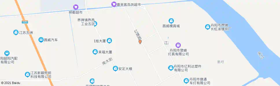 镇江红旗桥站_公交站地图_镇江公交_妙搜公交查询2025
