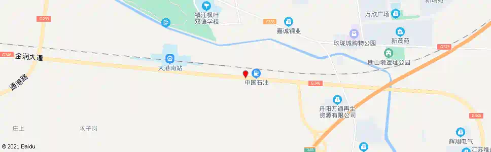 镇江港中路_公交站地图_镇江公交_妙搜公交查询2025