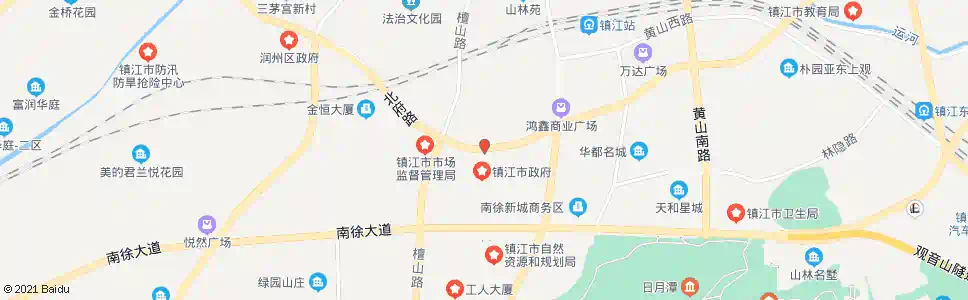 镇江颐和家园(谷阳路)_公交站地图_镇江公交_妙搜公交查询2025