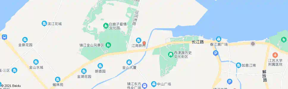 镇江新河西岸南站_公交站地图_镇江公交_妙搜公交查询2025