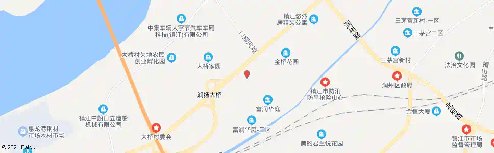 镇江蒋乔肾病医院_公交站地图_镇江公交_妙搜公交查询2025