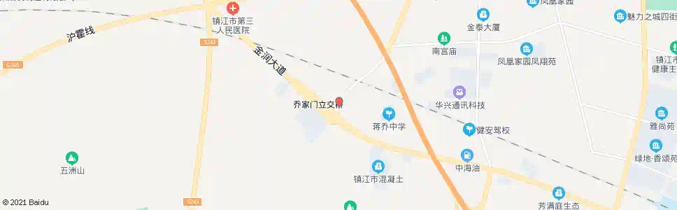 镇江乔家门_公交站地图_镇江公交_妙搜公交查询2025