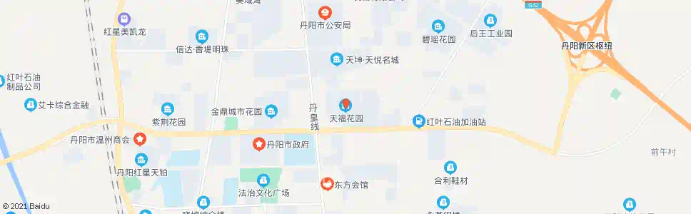 镇江天福花园_公交站地图_镇江公交_妙搜公交查询2025