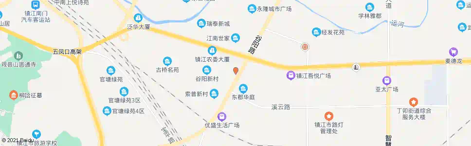 镇江谷阳大道东站_公交站地图_镇江公交_妙搜公交查询2025