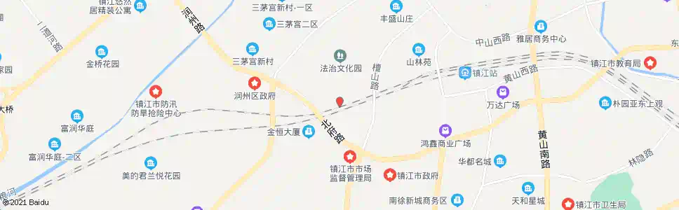 镇江跑马山路_公交站地图_镇江公交_妙搜公交查询2025