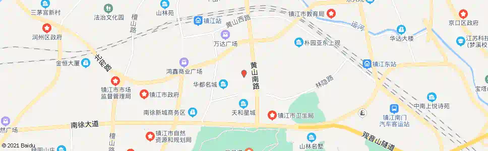 镇江润州花园南站_公交站地图_镇江公交_妙搜公交查询2025
