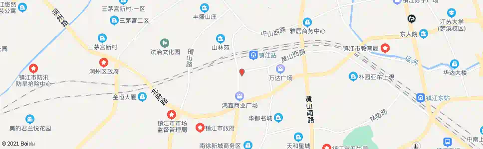 镇江百盛家园西_公交站地图_镇江公交_妙搜公交查询2025
