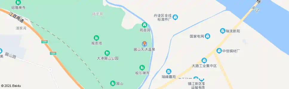 镇江圌山天沐温泉_公交站地图_镇江公交_妙搜公交查询2025