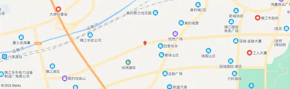 镇江小牛村_公交站地图_镇江公交_妙搜公交查询2025