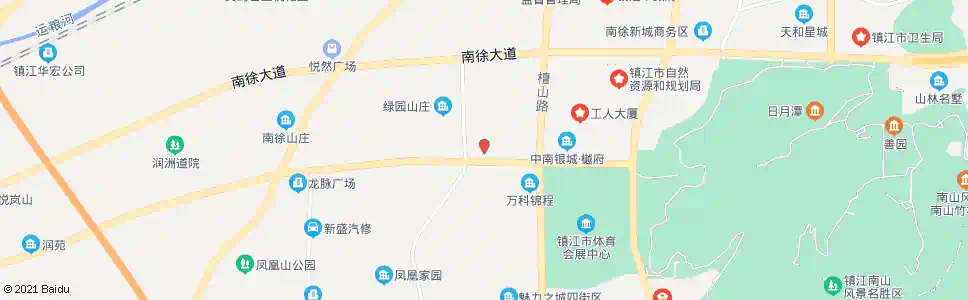 镇江第二人民医院_公交站地图_镇江公交_妙搜公交查询2025