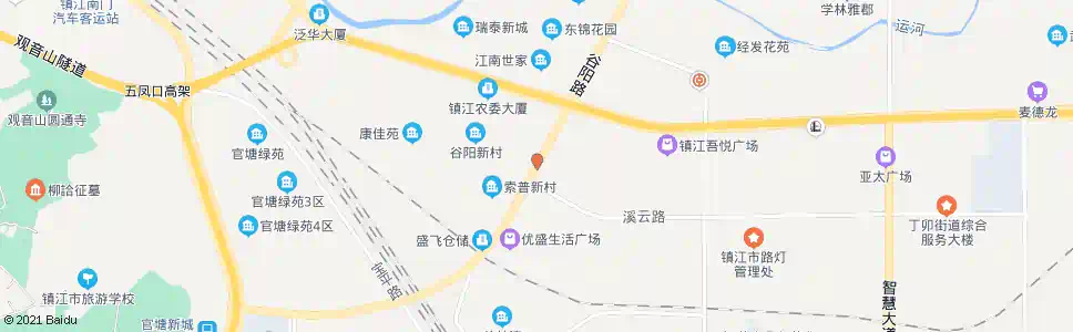 镇江谷阳新村东_公交站地图_镇江公交_妙搜公交查询2025