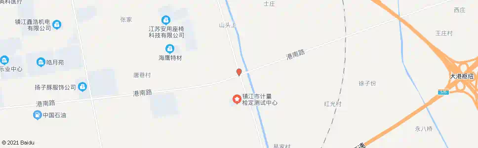 镇江港南路_公交站地图_镇江公交_妙搜公交查询2025