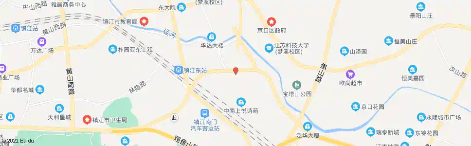 镇江青年广场_公交站地图_镇江公交_妙搜公交查询2025