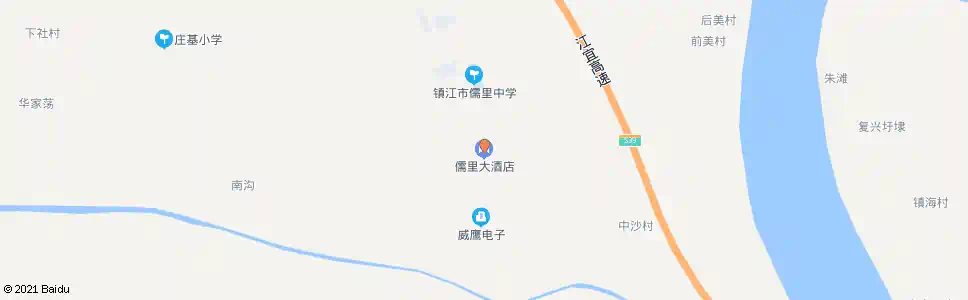 镇江儒里大酒店_公交站地图_镇江公交_妙搜公交查询2025