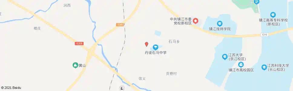 镇江石马西站_公交站地图_镇江公交_妙搜公交查询2025