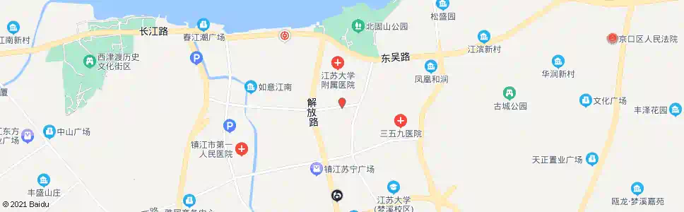 镇江万古一人路_公交站地图_镇江公交_妙搜公交查询2025