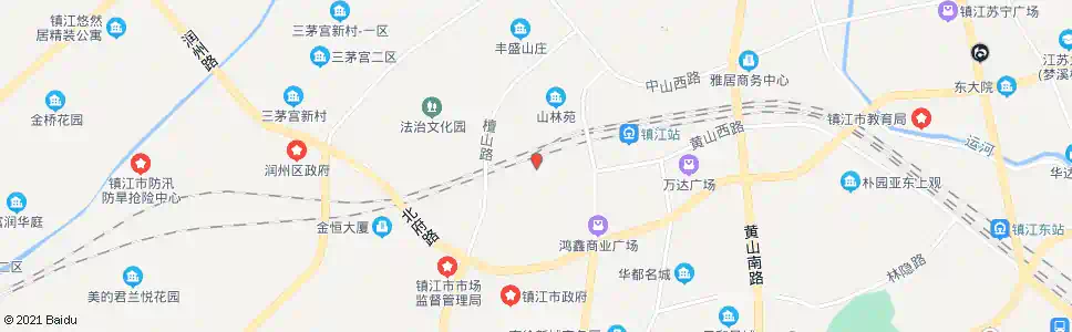 镇江黄山西路公交站_公交站地图_镇江公交_妙搜公交查询2025