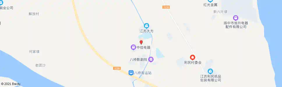 镇江八桥医院站_公交站地图_镇江公交_妙搜公交查询2025