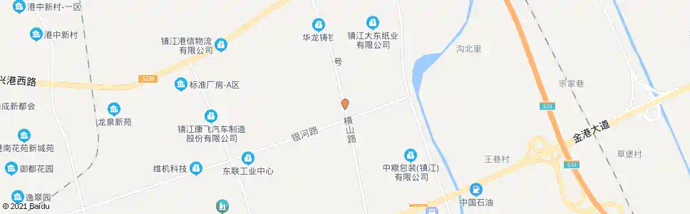 镇江横山中路_公交站地图_镇江公交_妙搜公交查询2025