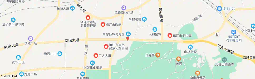 镇江江科大南校区_公交站地图_镇江公交_妙搜公交查询2025