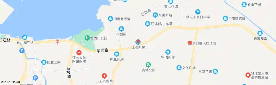 镇江江滨新村_公交站地图_镇江公交_妙搜公交查询2025
