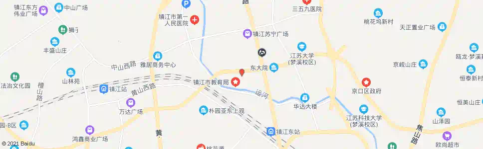 镇江体育中心站_公交站地图_镇江公交_妙搜公交查询2025