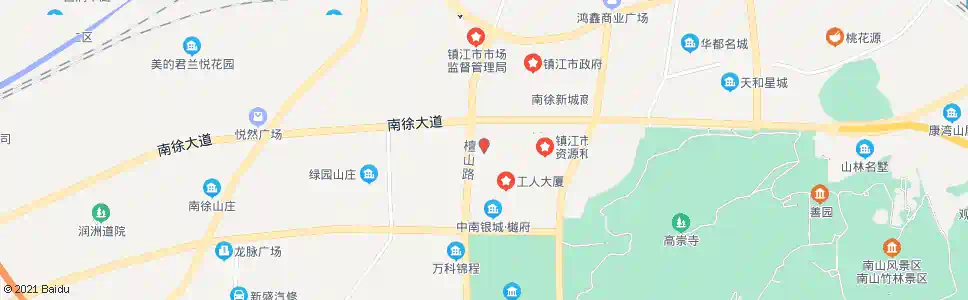 镇江八桥国税局站_公交站地图_镇江公交_妙搜公交查询2025