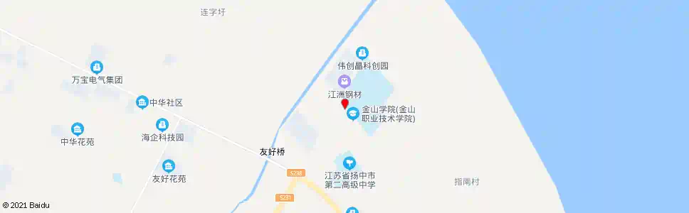 镇江金山学院站_公交站地图_镇江公交_妙搜公交查询2025