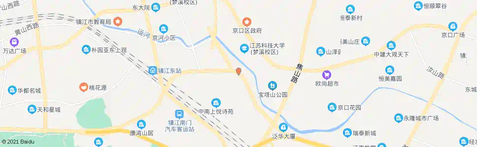 镇江青年广场东_公交站地图_镇江公交_妙搜公交查询2025