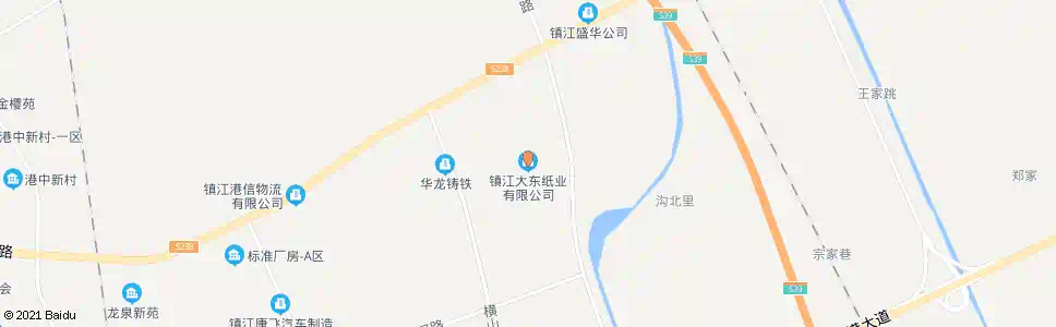 镇江大东纸业_公交站地图_镇江公交_妙搜公交查询2025