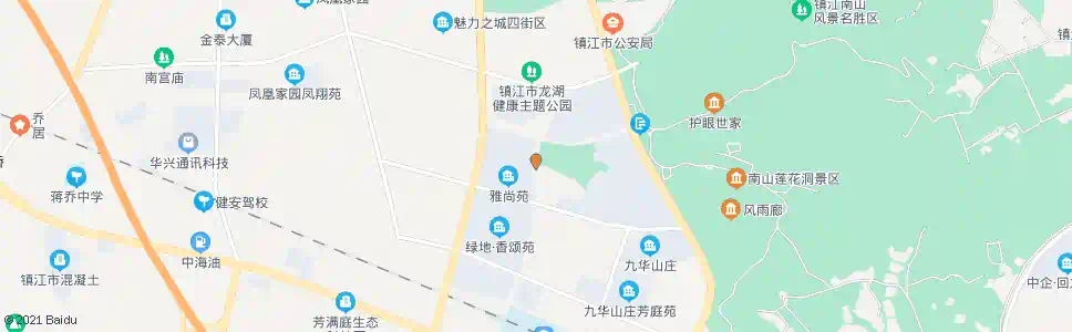 镇江雅居乐涟山东门_公交站地图_镇江公交_妙搜公交查询2025