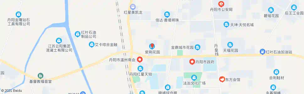 镇江紫荆花苑_公交站地图_镇江公交_妙搜公交查询2025