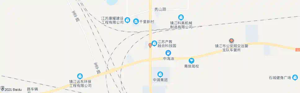 镇江智慧大道南站_公交站地图_镇江公交_妙搜公交查询2025