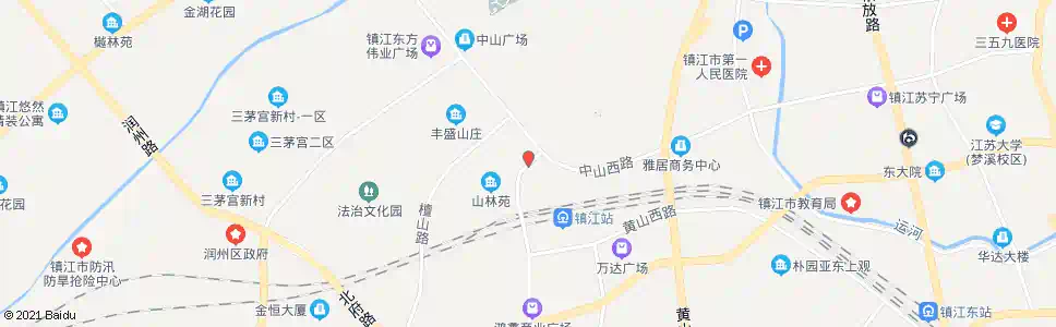 镇江九华山路北站_公交站地图_镇江公交_妙搜公交查询2025