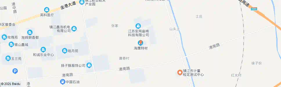 镇江海鹰特材_公交站地图_镇江公交_妙搜公交查询2025
